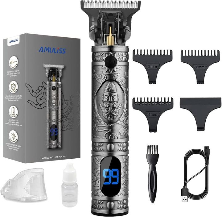 AMULISS Recortadora Profesional Cortapelos para Hombres, Juego de B...