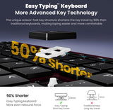 cimetech EasyTyping KF10 - Combo de teclado y mouse inalámbricos, [...