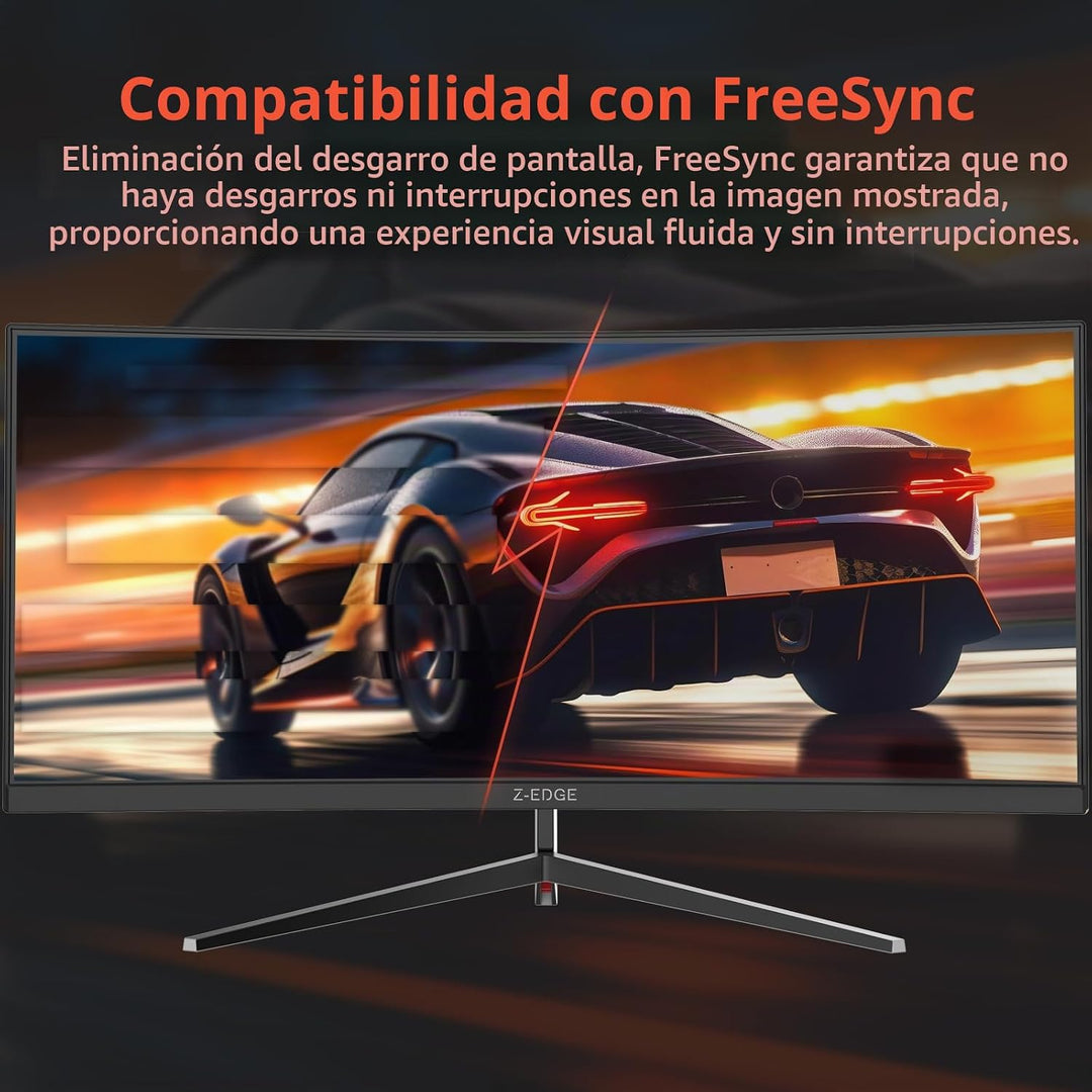 Z-Edge - Monitor curvo para juegos de 30 pulgadas, WFHD1080P 200Hz...