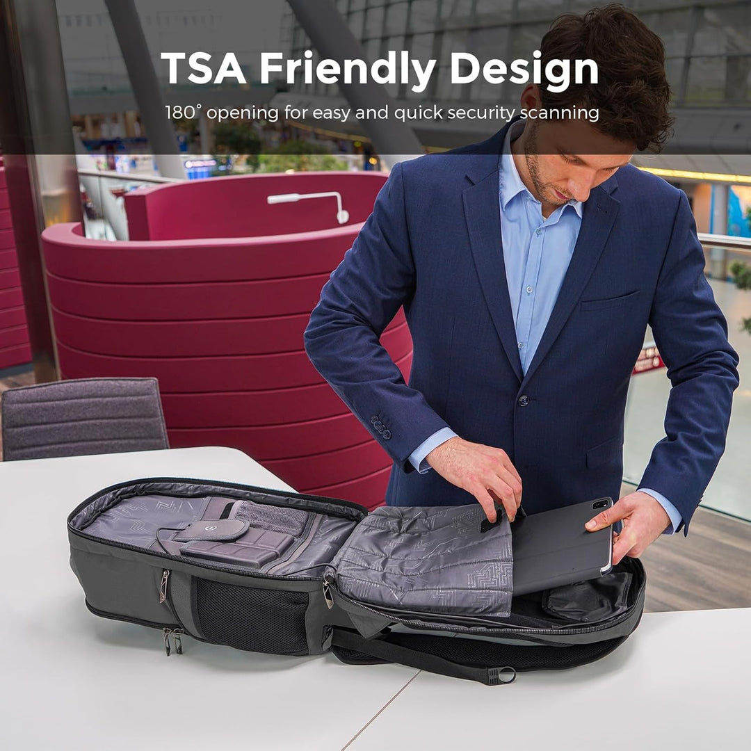 Swissdigital Terabyte - Mochila para laptop de negocios grande con...