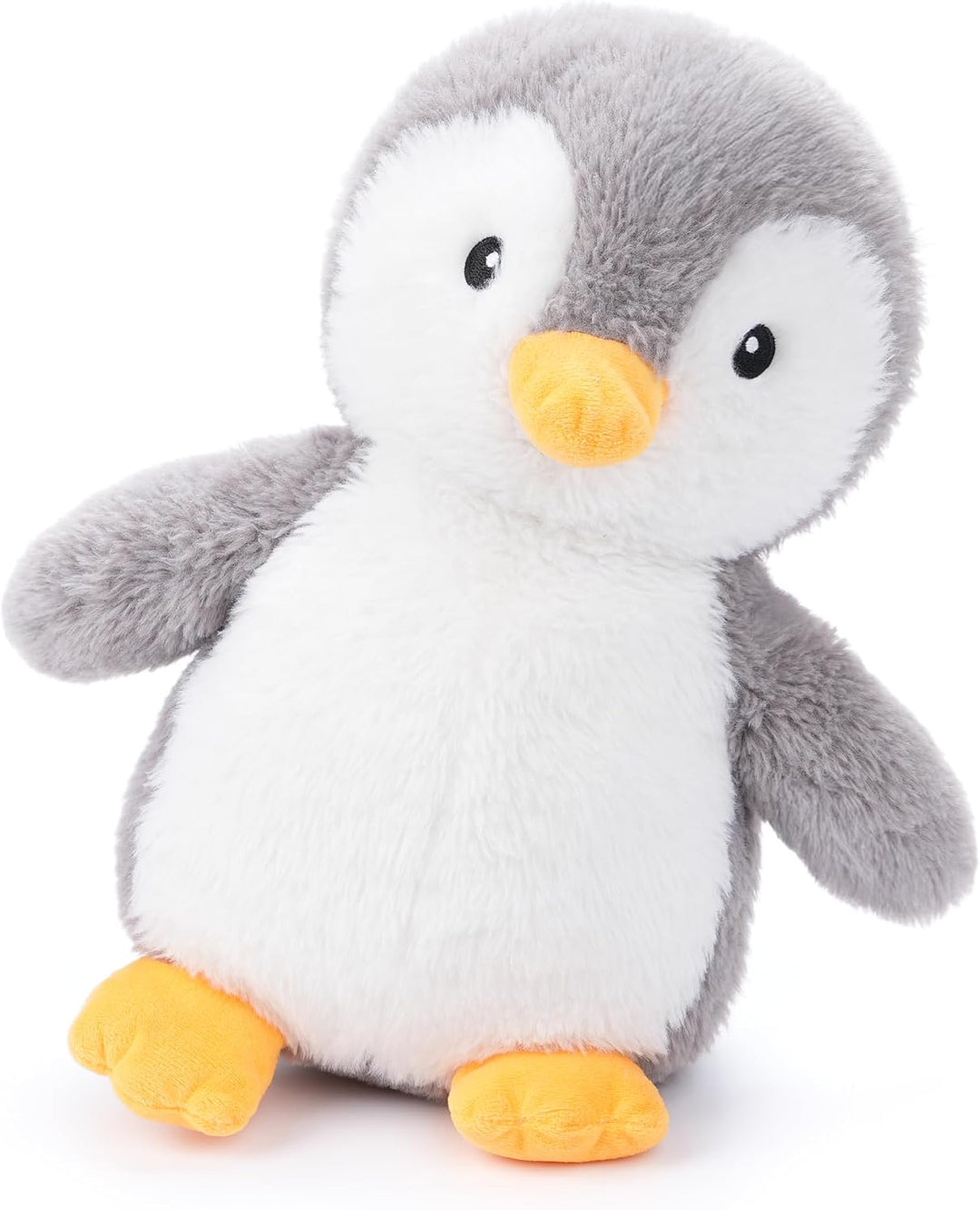 WEIGEDU Peluche de pingüino rey con ojos bordados, juguetes de pelu...