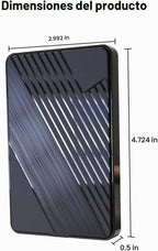 Disco duro externo de 500G, USB 3.0 y USB-C Almacenamiento
