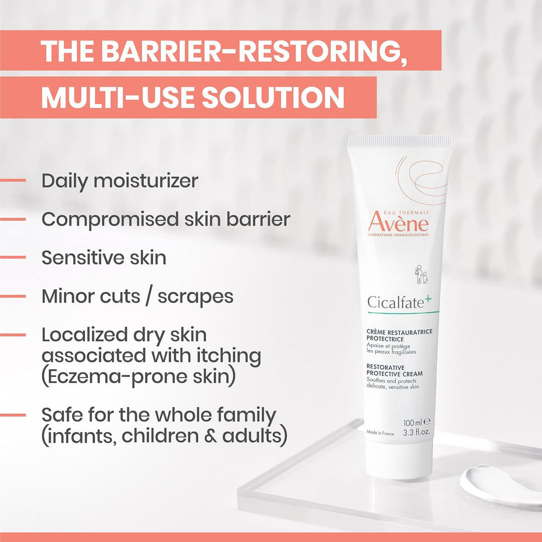 Avène Cicalfate+ Restorative Protective Cream, Face Moisturizer, fa...