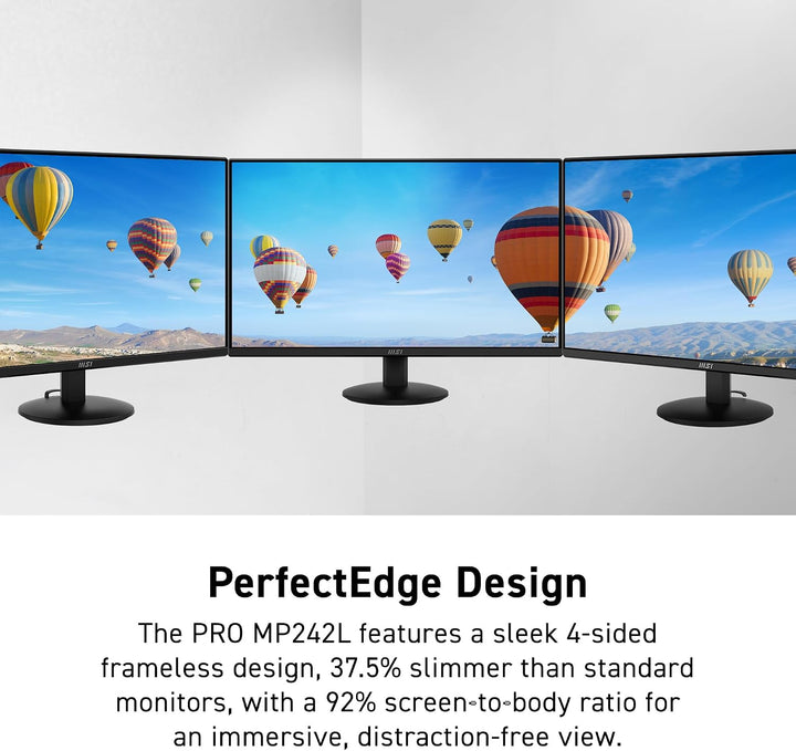 msi PRO MP242LE - Monitor de oficina para computadora IPS 1920 x 10...