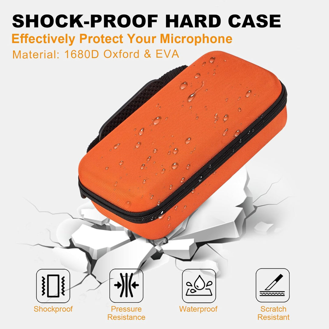Estuche para micrófono inalámbrico compatible con el sistema de dos...