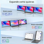 FEZOBR Extensor de pantalla triple para portátil de 14.2 pulgadas,...