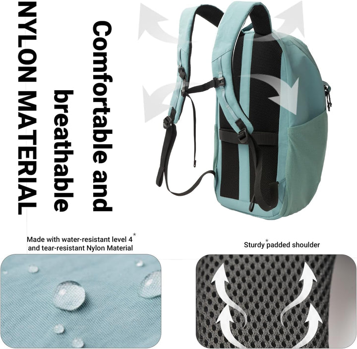 onedayHI Mochila de senderismo ultraligera y ligera de 20 L, pequeñ...