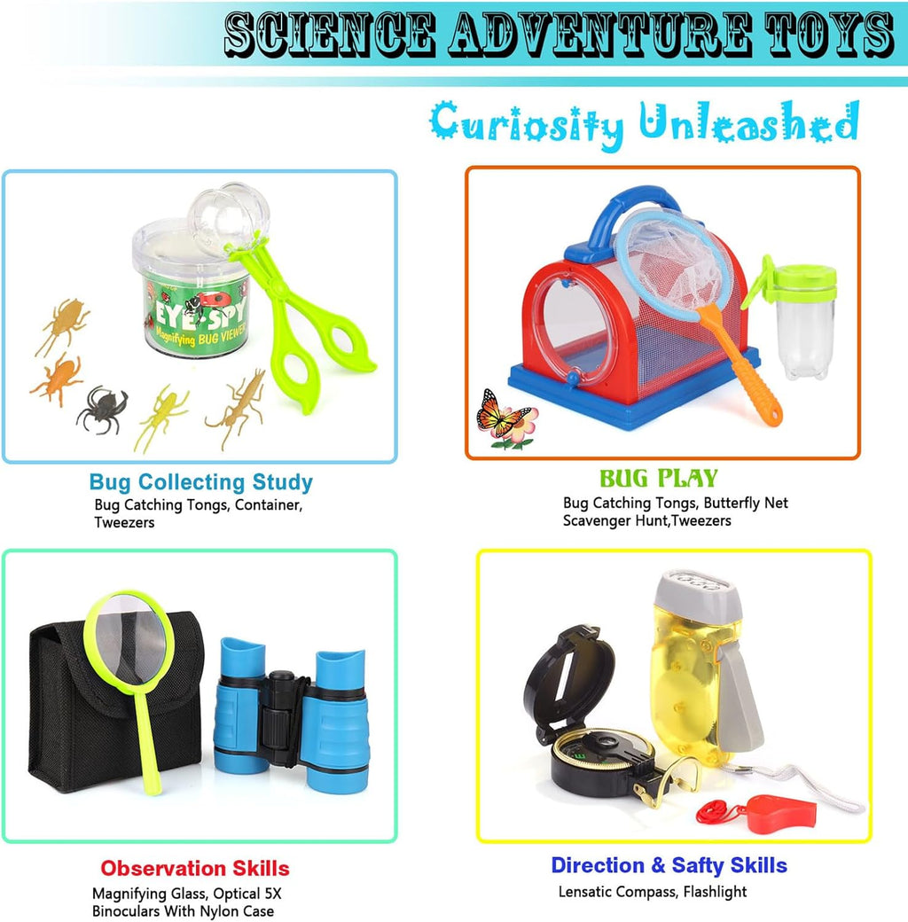 ESSENSON Kit explorador para exteriores y kit de atrapador de insectos