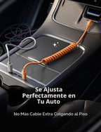 LISEN Paquete de 2 cables USB C a USB C en espiral de carga rápida de 60 W
