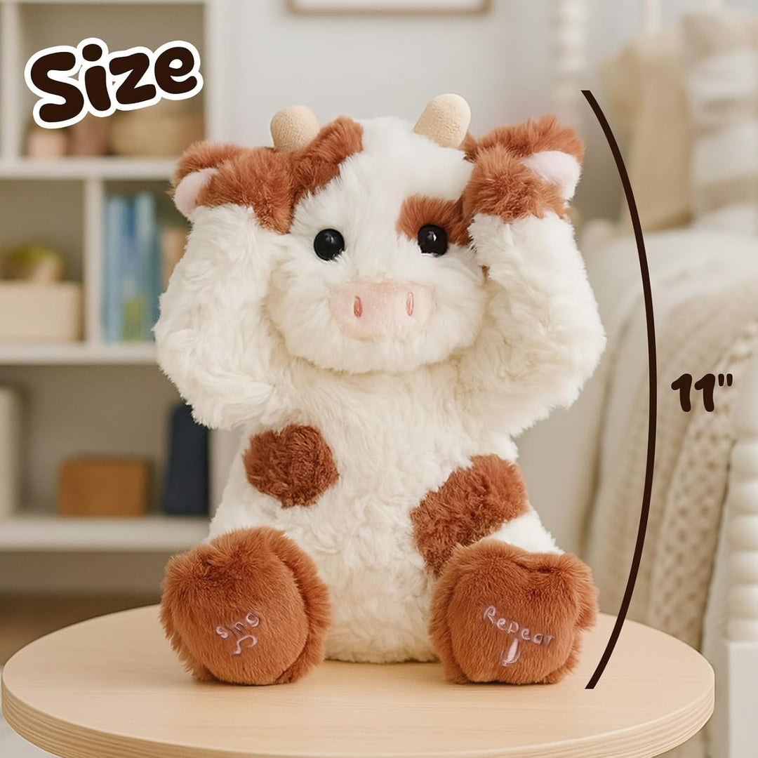 Hopearl Peek A Boo Cow interactivo repite lo que dices, diario de p...