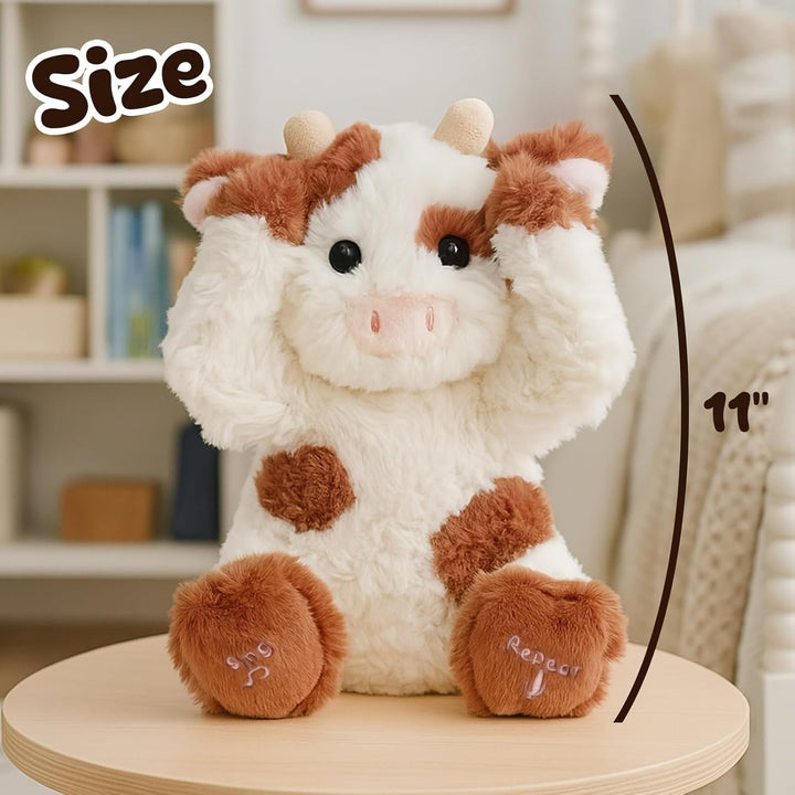 Hopearl Peek A Boo Cow interactivo repite lo que dices, diario de p...