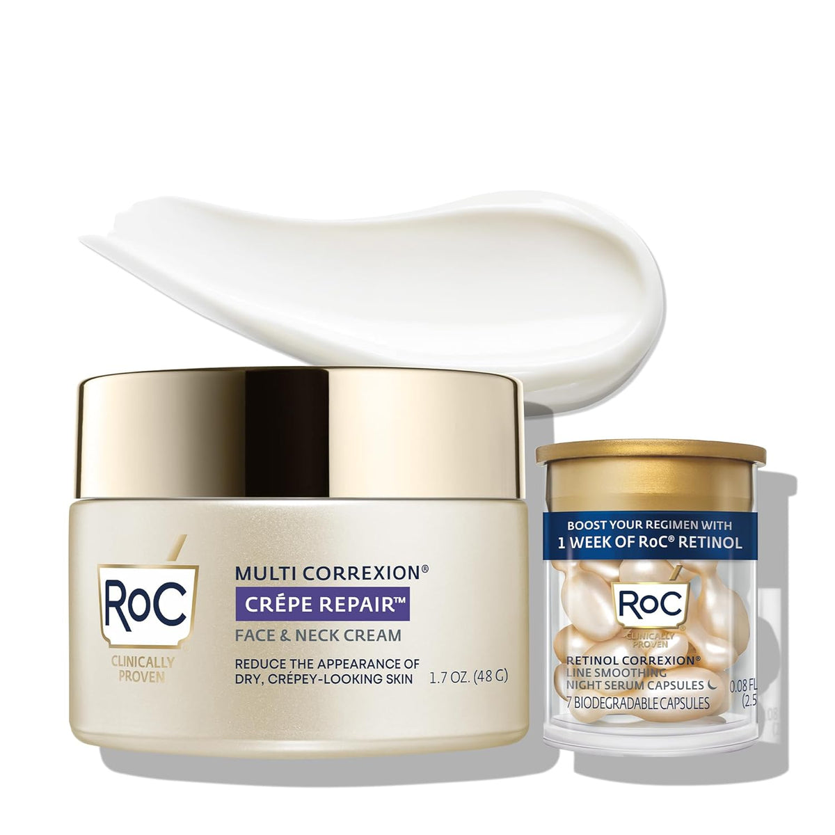 RoC Crema reparadora de arrugas antienvejecimiento diaria para cara...