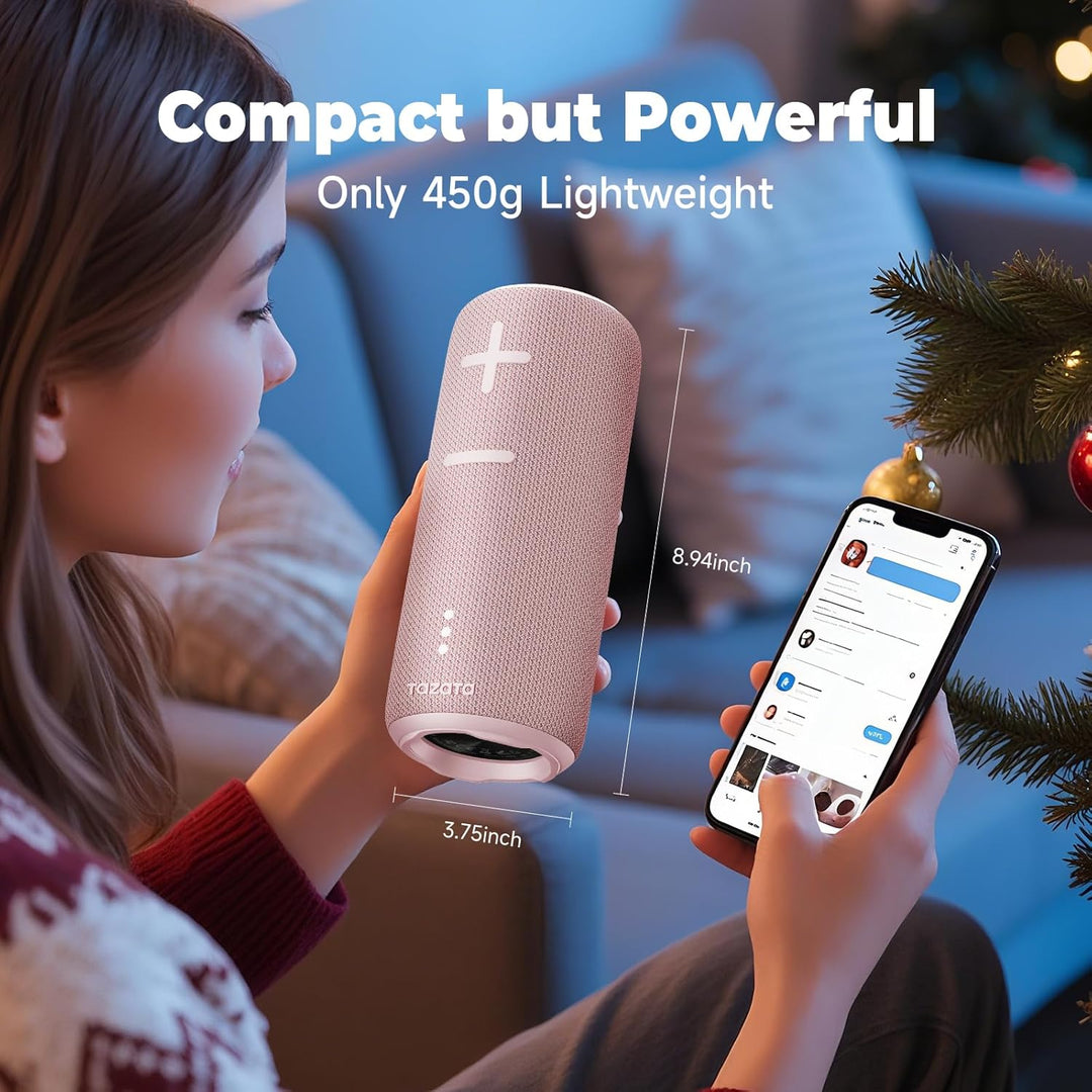 TAZATA Altavoz Bluetooth, altavoz inalámbrico portátil de 30 W con...