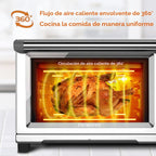 Nuwave Horno de convección con freidora de aire Bravo XL, combo de parrilla