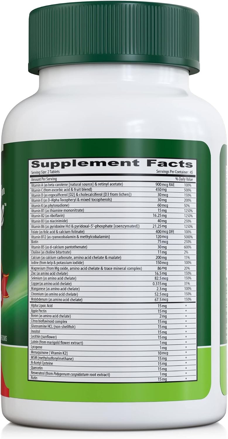 DEVA Tuba Prime Multivitamínico vegano sin hierro \u2013 Suplemento...