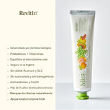 Revitin Pasta dental prebiótica sin flúor, 3.4 onzas, sin SLS, sin...
