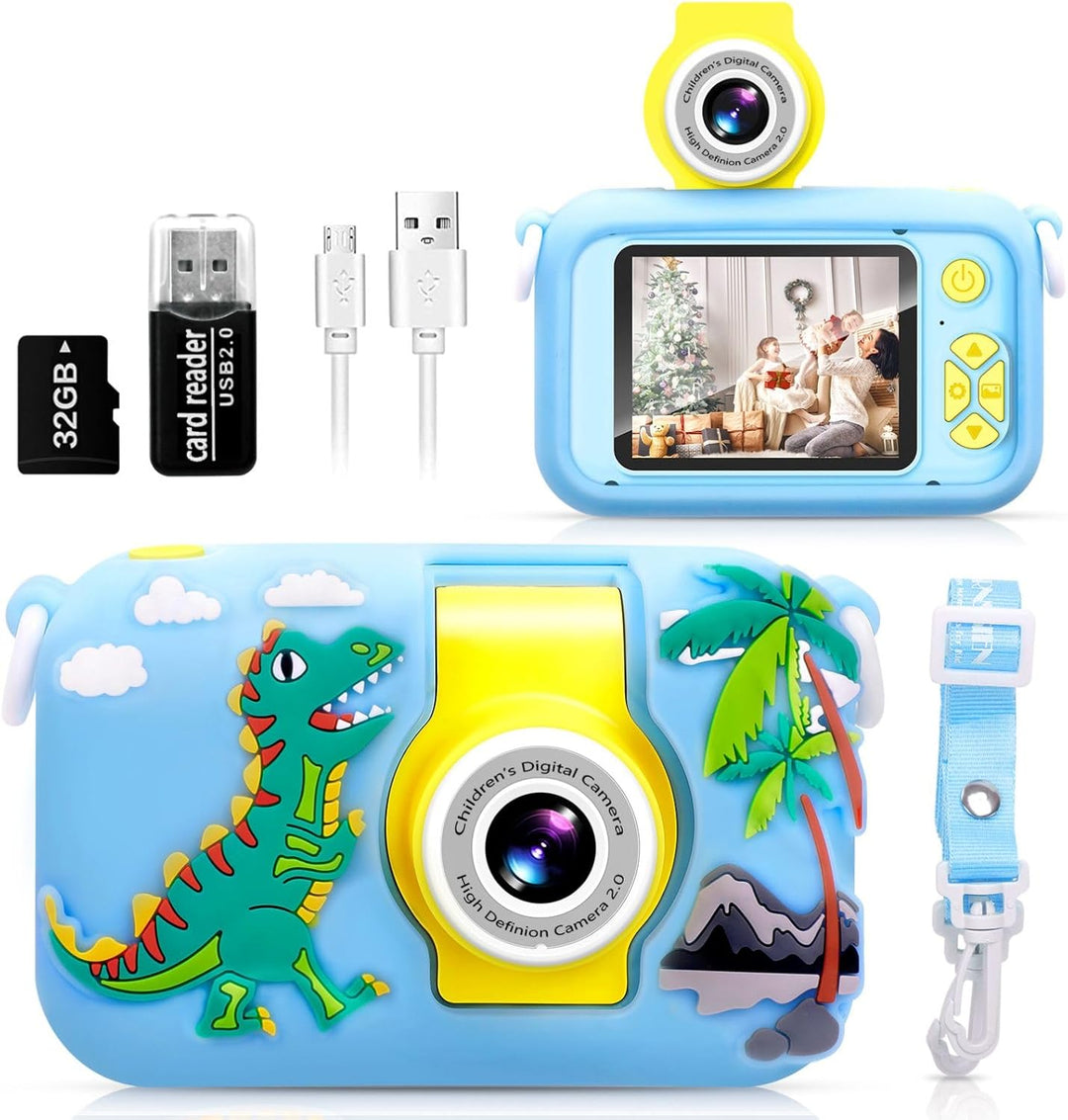 ARNSSIEN Cámara digital para niños, cámara digital para niños peque...