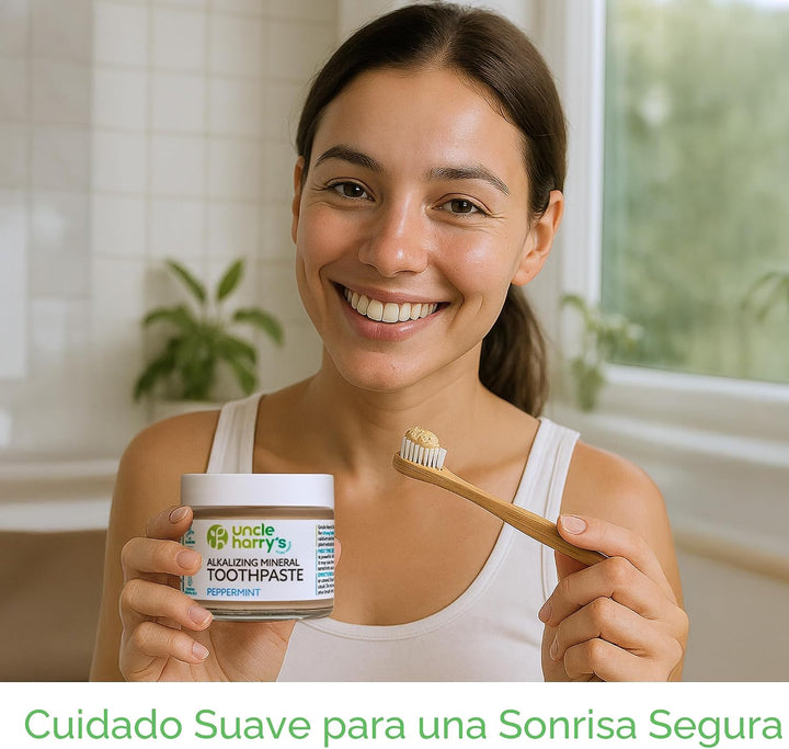 Uncle Harry's Pasta de dientes remineralizante de menta | Pasta...