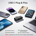 Auracast USB-C Bluetooth LE Adaptador de audio para PC, Mac