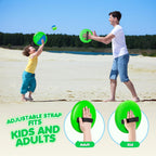 Juego de pelotas para lanzar y atrapar mejoradas, juguetes para niños, juegos al aire libre, entrenamiento de béisbol, resistente y resistente al agua para playa, piscina, patio, regalo