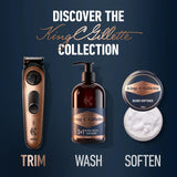 Recortadora de barba King C. Gillette PRO con 40 ajustes de longitu...