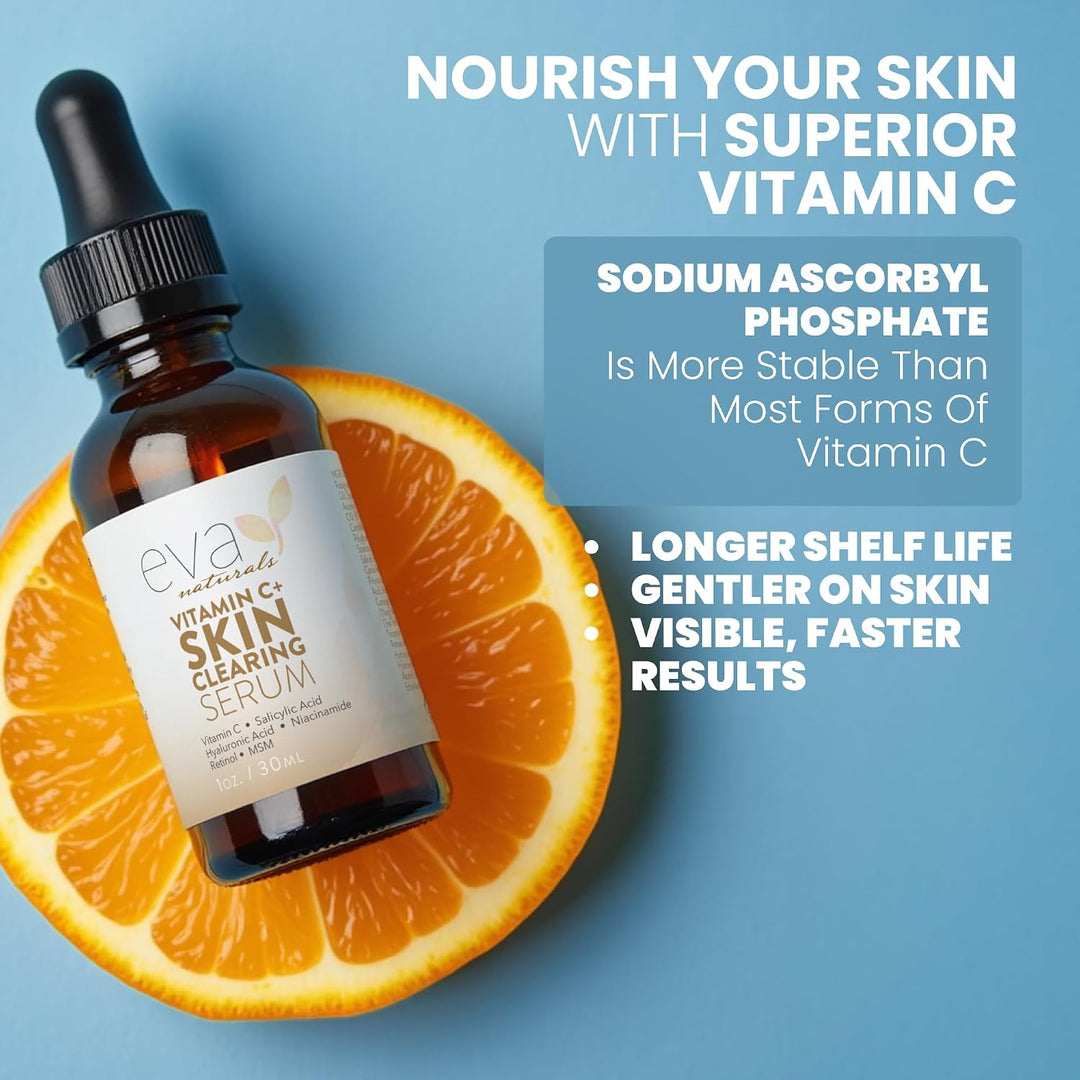Suero de vitamina C para rostro con retinol y ácido salicílico \u20...