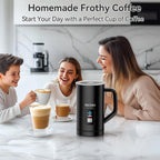 Secura - Espumador de leche, máquina automática de espuma caliente/fría de