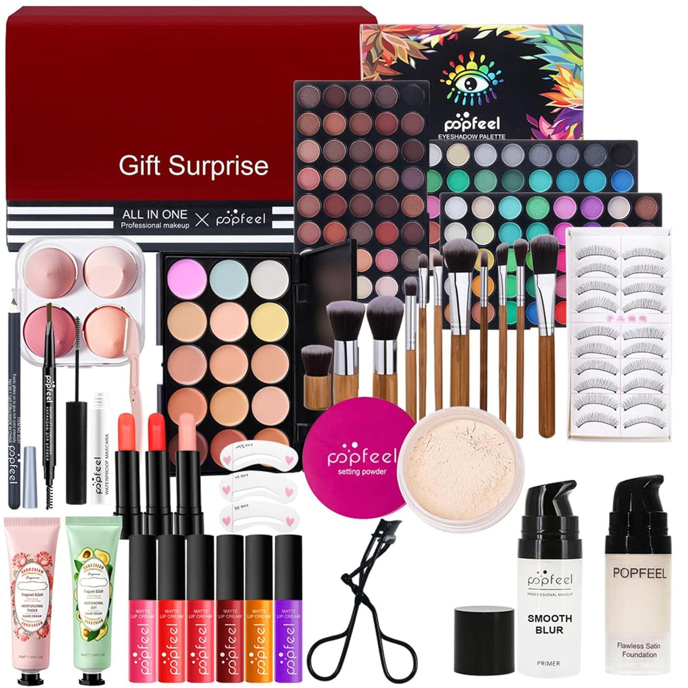 Pure Vie Juego de maquillaje sorpresa todo en uno para regalo navid...