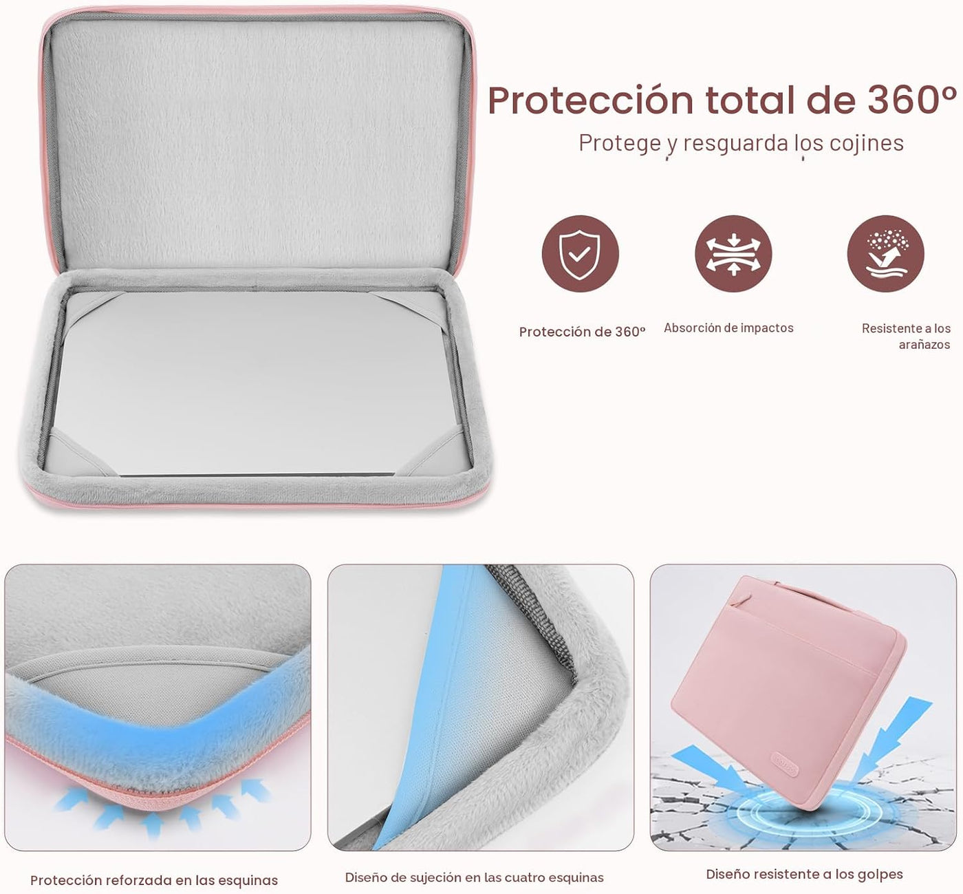 MOSISO Funda compatible con MacBook Air de 13 pulgadas M5 2026 M4 M...