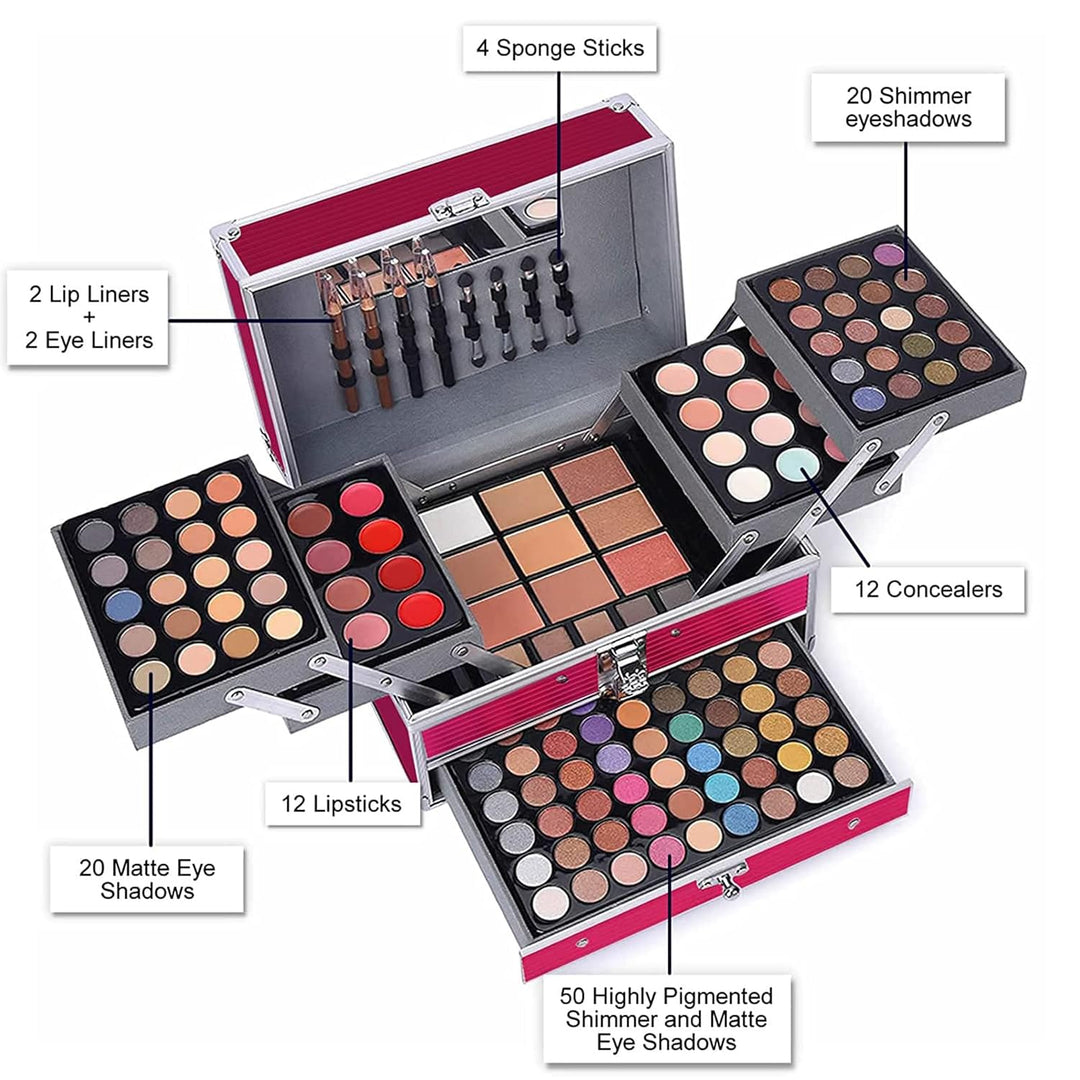 UNIFULL Kit de maquillaje todo en uno de 132 colores para mujeres y...