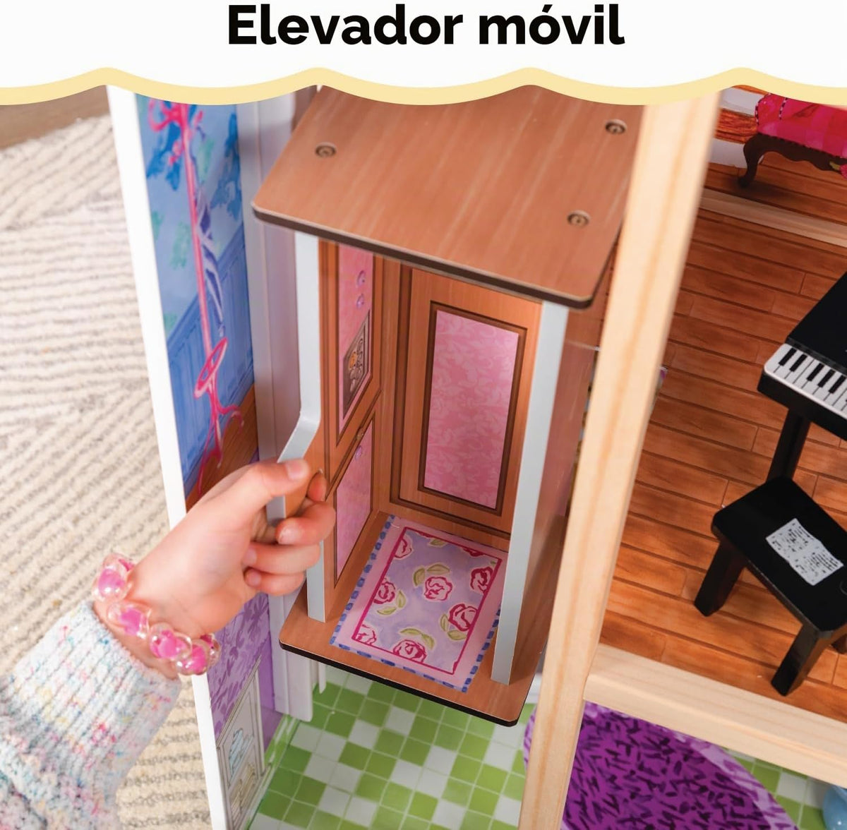 Lámpara Mi casa de muñecas con muebles, de KidKraft