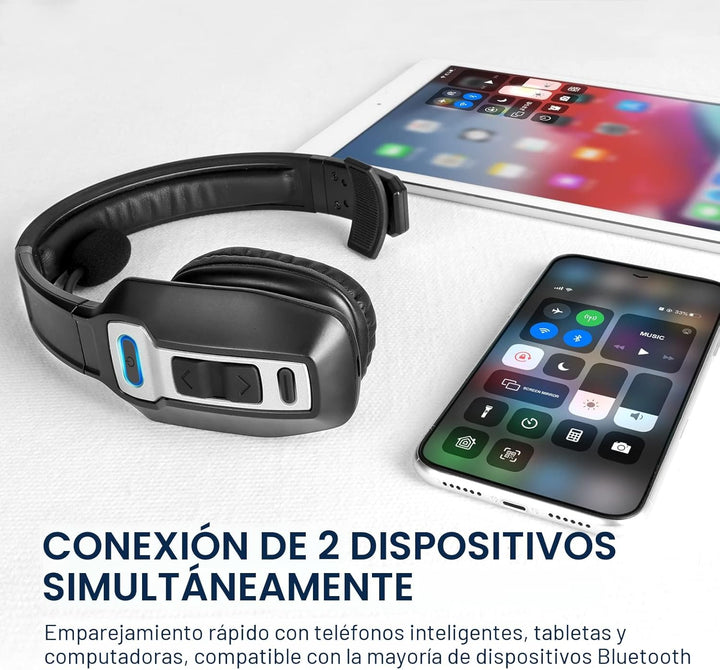 Sarevile Auriculares Bluetooth Trucker, V5.2 inalámbricos con micró...