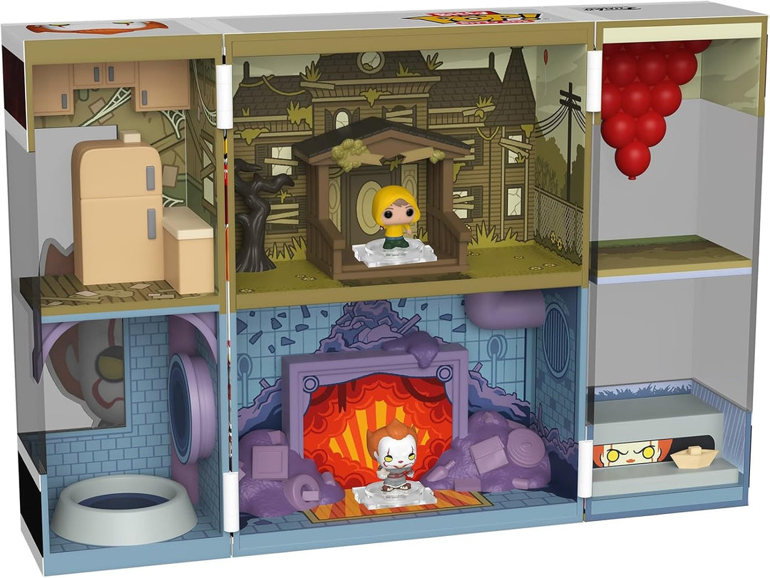 Funko Bitty Pop! Bitty Boxes: IT - Funhouse Playset con 2 mini figu...