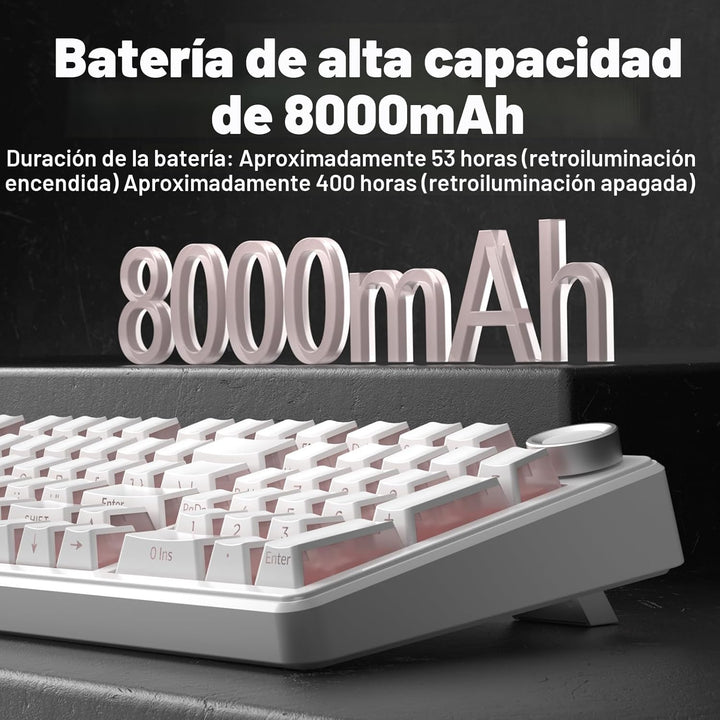 AULA F99 Pro Teclado Mecánico Inalámbrico - Versión Silenciosa, BT5...