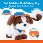 hahaland - Juguete de peluche interactivo realista de