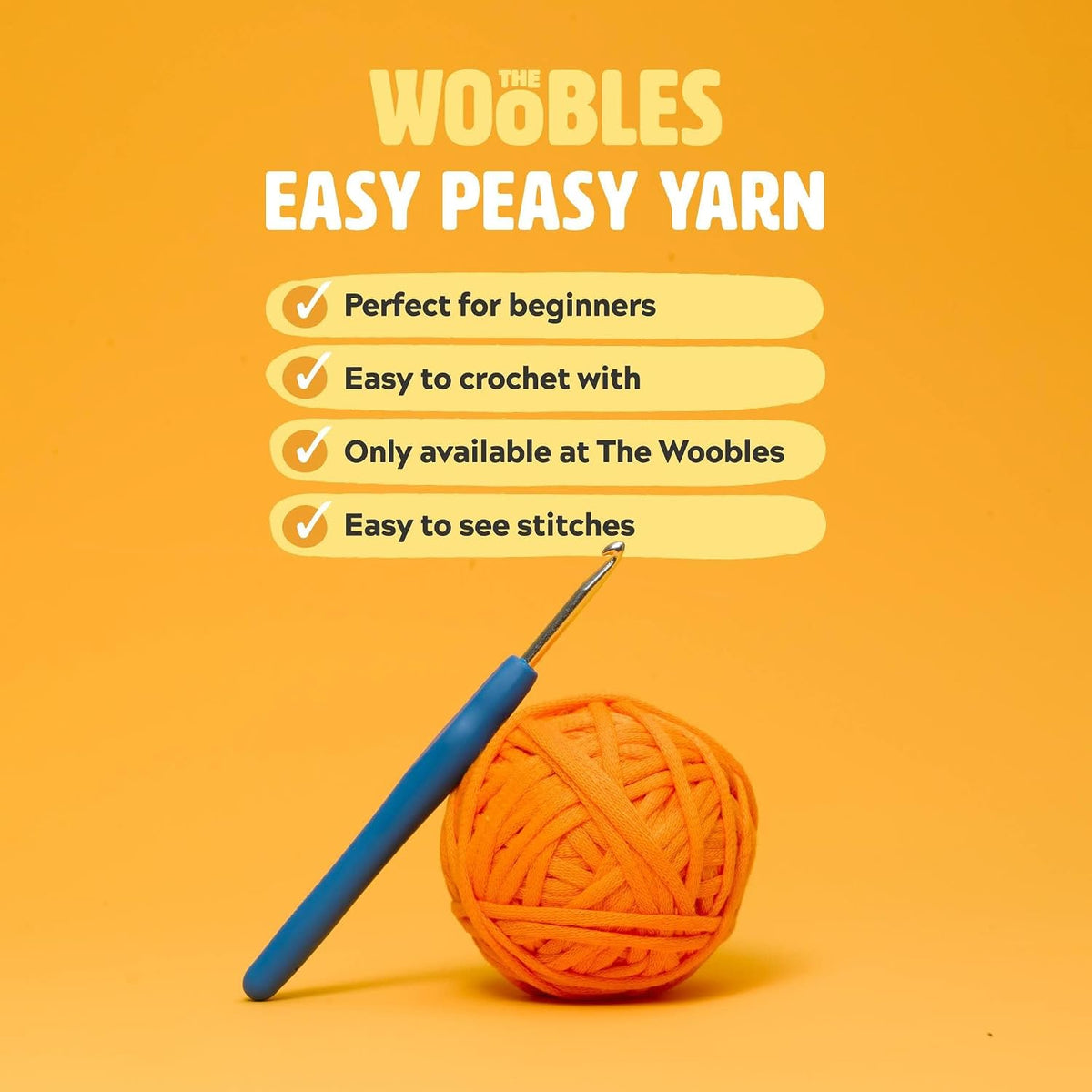 Kit de Crochet Woobles para Principiantes (Fred Dinosaur)