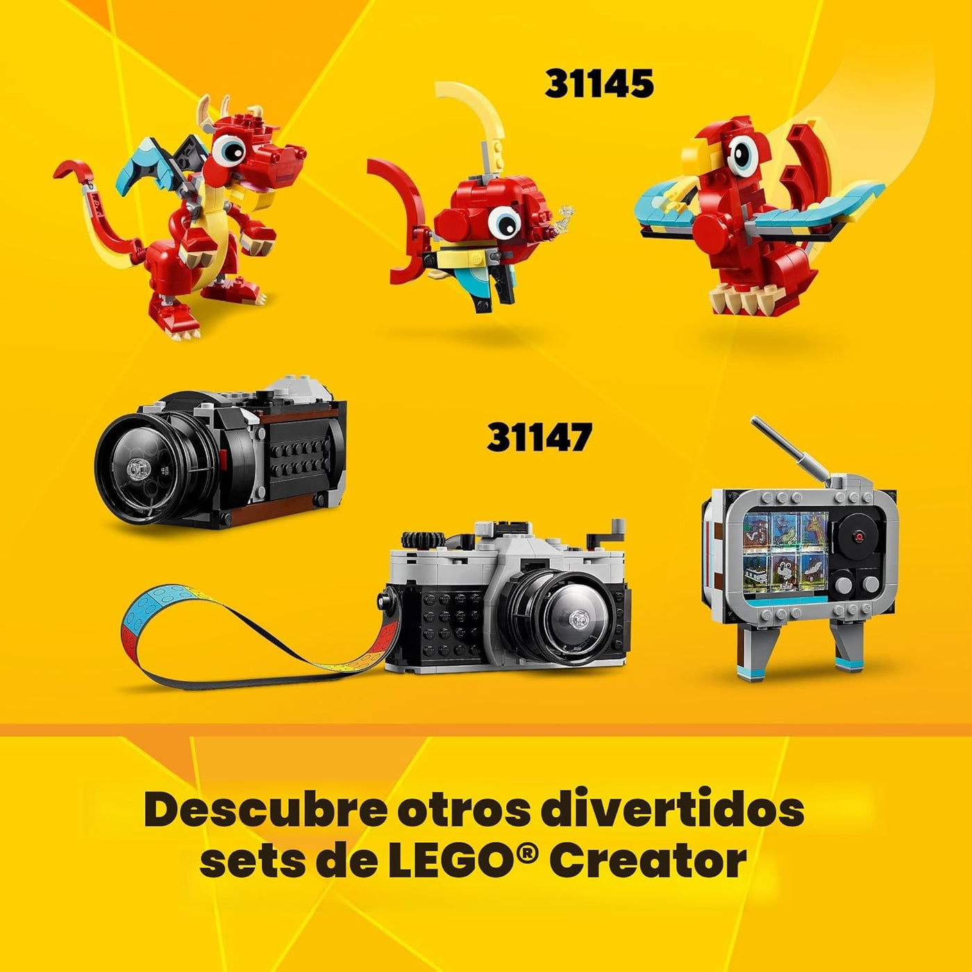 LEGO Creator 31146 - Camión de cama plana 3 en 1 con