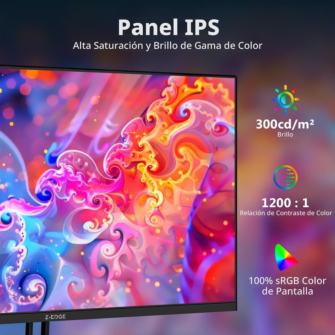 Z-Edge 32 pulgadas IPS Gaming Monitor, QHD 1440P 200Hz 165Hz pantal...
