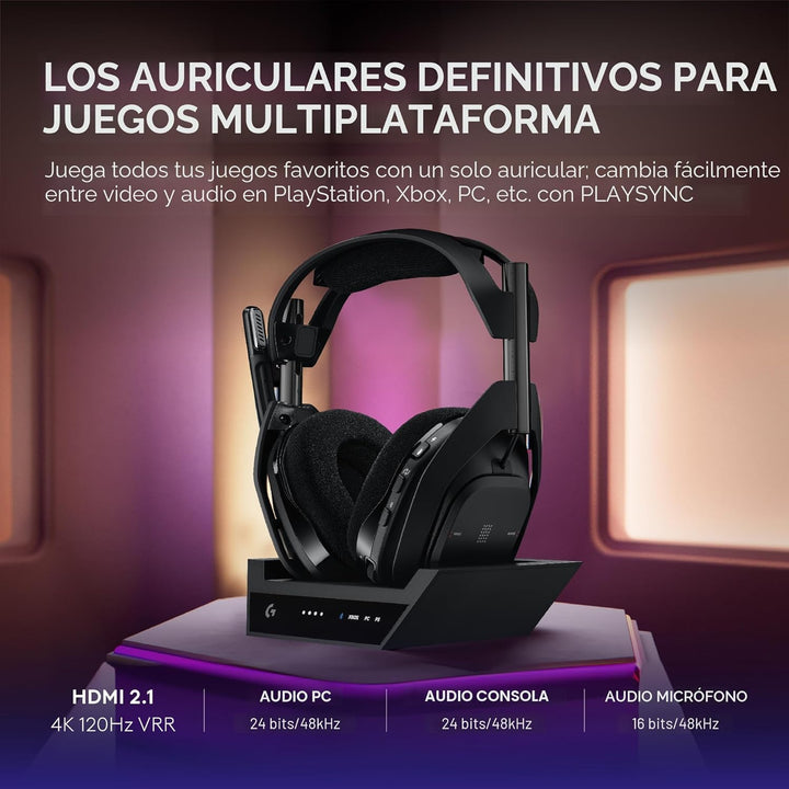 Logitech G Astro A50 X Multi-Platform Wireless Gaming Headset + Bas...