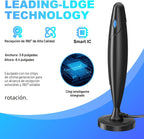 Antena de TV para Smart TV Interior, Antena Digital para Canales Locales, Soporte 4k 1080p con Base Magnética Fuerte, Recepción de Largo Alcance con Amplificador de Señal para TV Viejas/HD