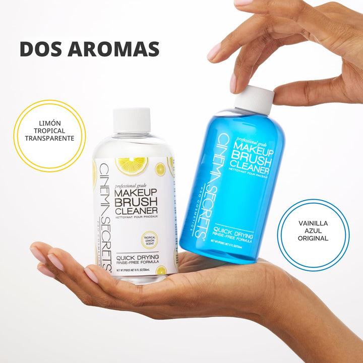 Cinema Secrets Solución limpiadora de brochas de maquillaje de vain...