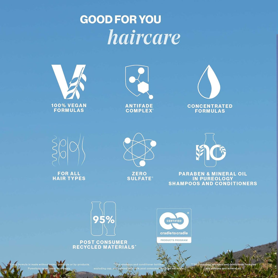 Pureology Acondicionador de volumen puro | Para cabello plano, fino...