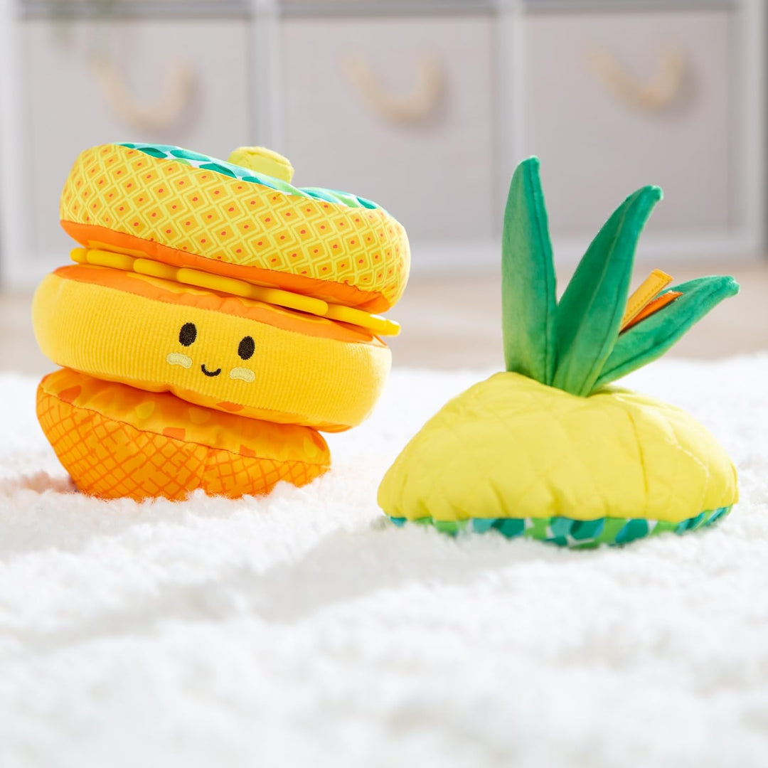 Melissa Doug Multi-Sensory Piña Soft Stacker Juguete