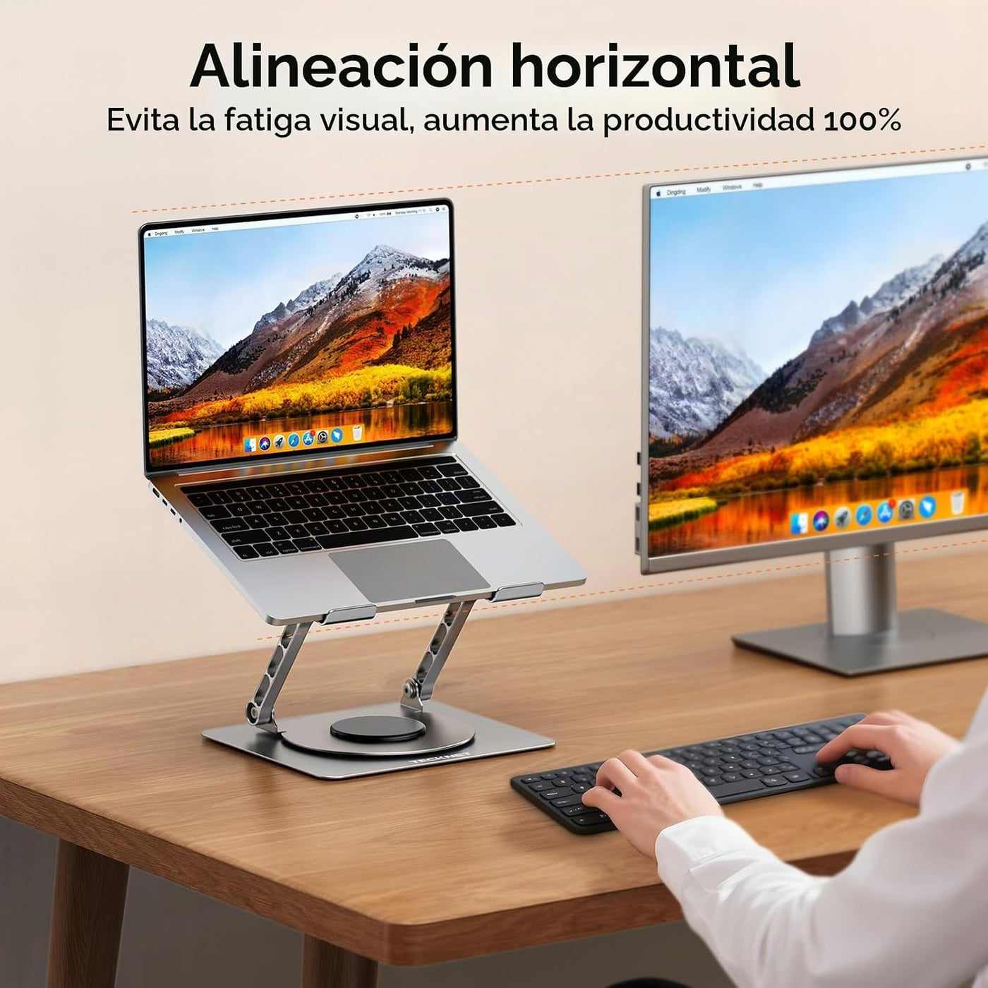 TECKNET Soporte para computadora portátil para escritorio, soporte...