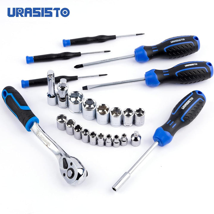 URASISTO Kit de herramientas de reparación del hogar de 366 piezas,...