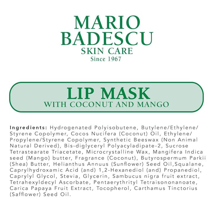 Mario Badescu Máscara labial, tratamiento de labios durante la noch...