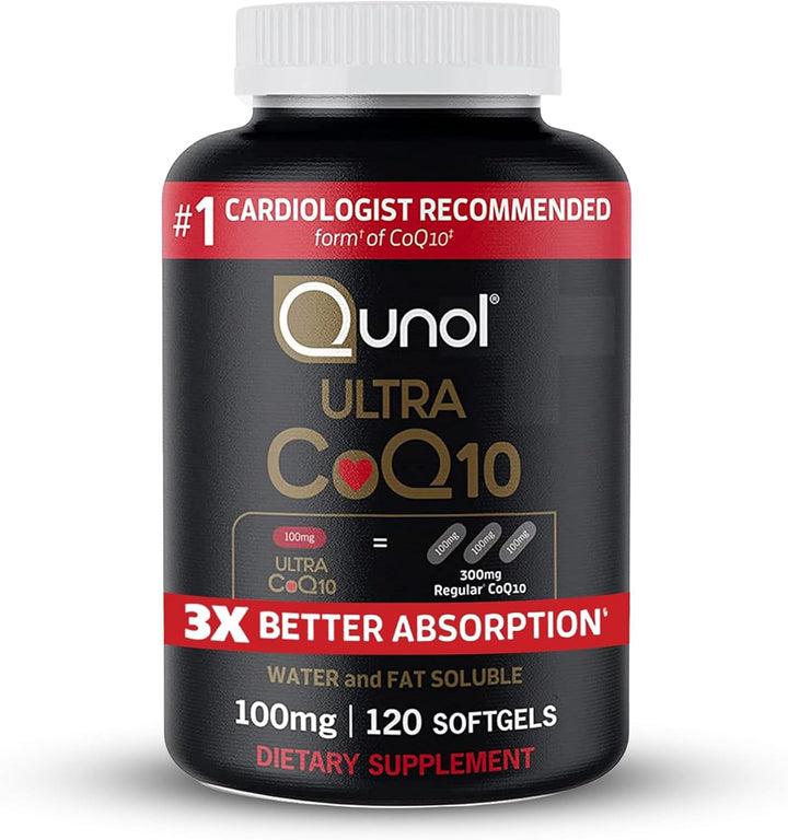 Qunol Cápsulas blandas CoQ10 de 100 mg Ultra CoQ10 100 mg