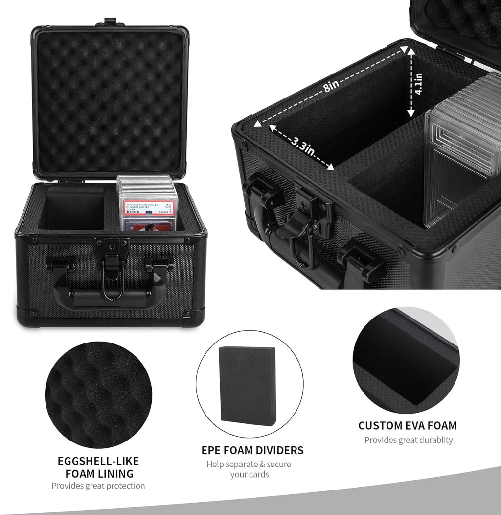 Caja de almacenamiento de tarjetas graduadas estuche de