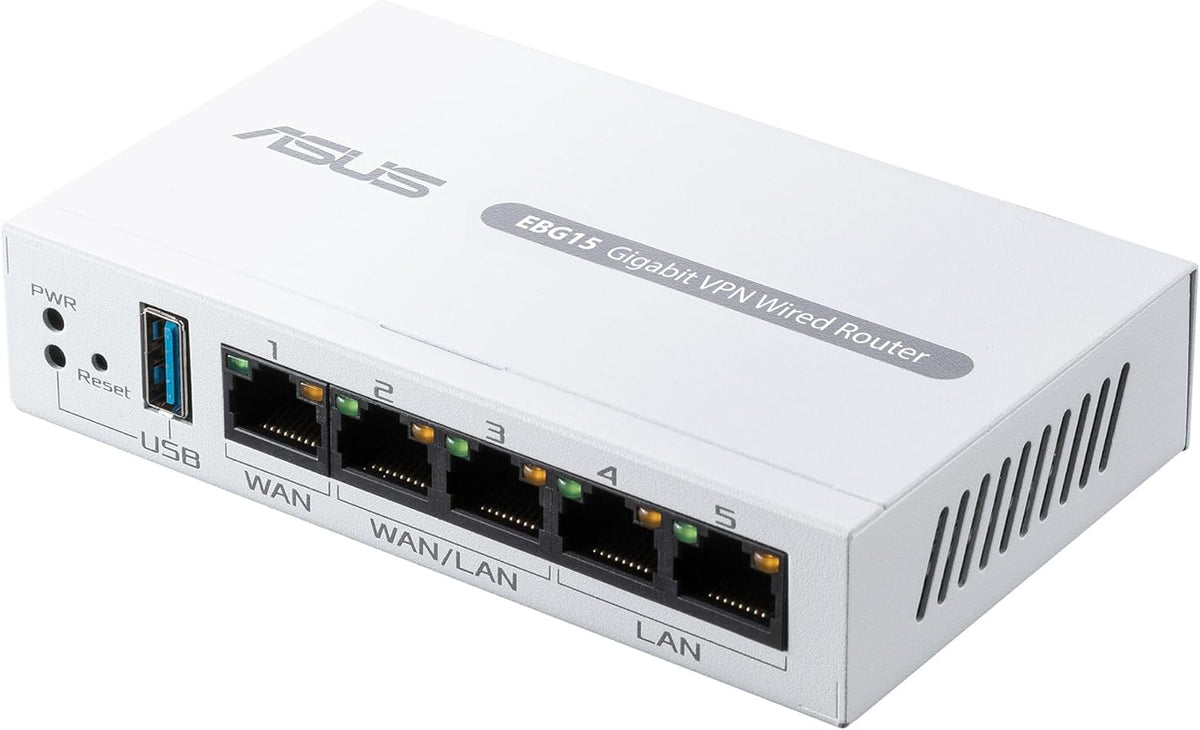 ASUS ExpertWiFi EBG15 Router Gigabit VPN con cable, hasta 3 puertos...