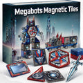 Little Pi Transformer Toys MegaBots - Azulejos magnéticos, robot